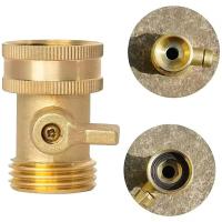Válvula De Apagado De Camión De Jardín 3/4 Conector De Agua De Latón Para Riego De Jardín Juntador De Conexiones Reparación - details 12