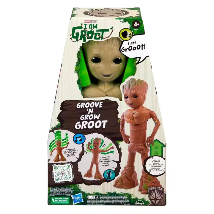 Hasbro - Figura Interactiva Groot 35 Cm - Juguete Marvel - 1