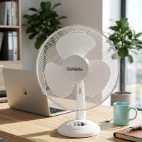Ventilador de Sobremesa 40CM con 3 Velocidades Ajustables, Color Blanco - details 0