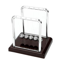Decora Tu Escritorio Con El Balón De Pendulo De Newton Metal Balanza De Acero Ciencia Física Adorno De Mesa Educativo - details 3