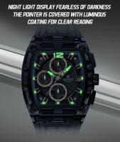 Reloj De Pulsera Deportivo NAVIFORCE NF7105 Para Hombres Con Banda De Silicona Resistente Al Agua Y Luminosidad Fecha Calendario Completo - details 12