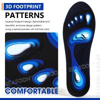 Plantillas Deportivas Elásticas Memory Plantilla Silicona Suave Transpirable Almohadilla Zapato Talla 34-45 - details 2