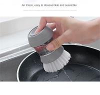 Cepillo De Cocina Automático De Limpieza No Adhesivo Con Presión Tipo Herramienta De Limpieza De Utensilios De Cocina Ecológico Plástico Para Lavado De Ollas Y Platos - details 3