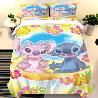 Juego De Sábanas Lilo Y Stitch 3pcs 100% Poliéster Sin Relleno Para Niños Y Niñas Diseño De Stitch Cama De Poliéster - details 38