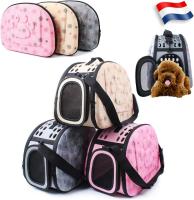 Bolsa de transporte de mascotas para perro gato conejo transpirable extraíble lavable (gris) - details 3