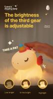 Lámpara Nocturna De Unicornio Cartoon Con Luz Suave De Silicona Protección Ocular Para Lectura Y Decoración De Habitación Infantil - details 3