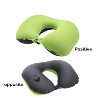 Almohada De Viaje Inflable Para Cuello En Forma De U Lavable Funda Uso En Avión Tren Coche Oficina Sueño Durmiendo - details 4