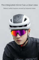 Gafas De Bicicleta ROCKBROS Polarizadas Para Hombre Y Mujer Con Lente De 4 Enlaces Gafas De Sol Para Ciclismo En Carretera Y MTB Montura Polarizada Fotocromática Material TAC Negro TR-90 - details 11