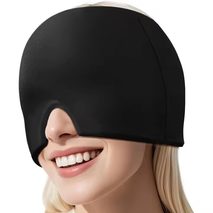 Gorro para Frío y Calor, Antifaz Gel Bloquea la Luz, Material Suave y Cómodo, Hecho de Nylon y Spandex - 1