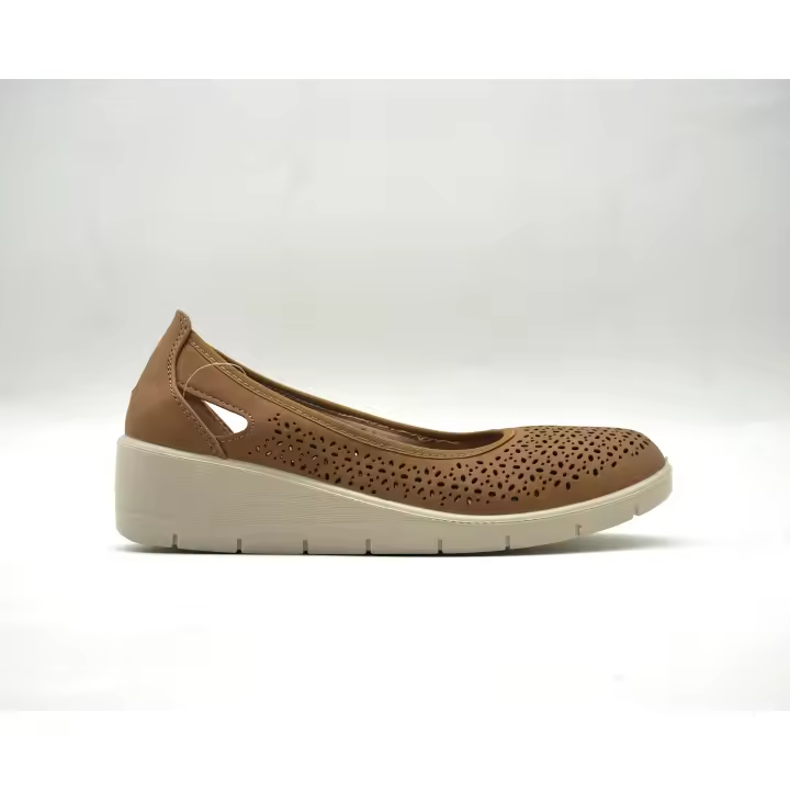 Virucci -Mocasines Deportivos de Mujer Cómodos Modernos 667 disponible en Marino Cuero Oro - 1