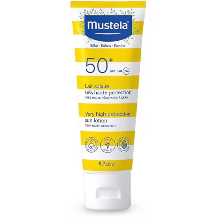Mustela LECHE SOLAR Protección ultravioleta 40 ML - 1