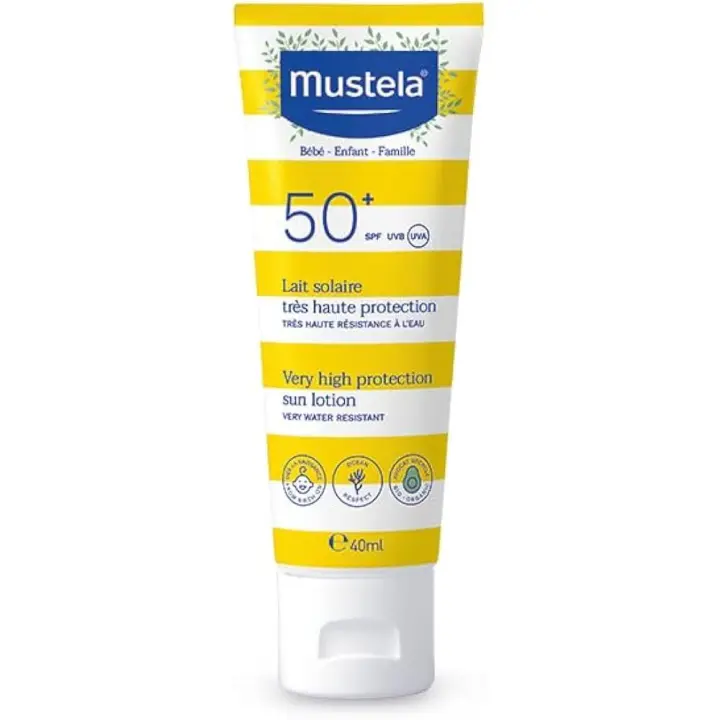 Mustela LECHE SOLAR Protección ultravioleta 40 ML - 1