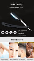Afeitadora De Cabello Y Barba Para Hombres Abatible De Acero Inoxidable Tijera De Cejas Y Modelado De Rostro Barbera Plegable - details 1