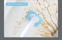 Cepillo De Inodoro Desechable Y Antibacteriano Montado En La Pared Con Limpiador Integrado Y Cabeza De Repuesto Para Uso Doméstico Hygienico Y Limpio - details 10