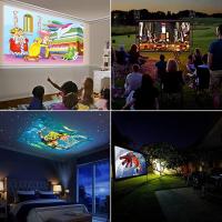 Mini proyector de vídeo, proyector portátil 1080P compatible con USBteléfono Android, dispositivos tecnológicos, proyector para exteriores, mini TV para el hogar/camping/viajes/fiesta, artículos geniales, regalos de cumpleaños personalizados - details 10