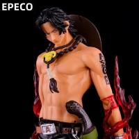 Figura De Anime 26cm One Piece Portgas D Ace Puño De Fuego Postura De Estación Estatua PVC De Colección Para Escritorio Regalo De Juguete - details 4