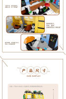 Bloques De Construcción MOC MORK Serie Urban Street View Para Niños Juguetes Educativos De Arquitectura Moderna Regalos Para Niños Varones - details 27