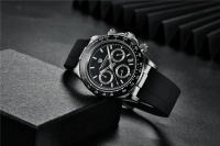 Reloj De Cuarzo PAGANI DESIGN Para Hombre Reloj De Pulsera Deportivo De Lujo Automático Con Fecha Impermeable Y Cronógrafo Dorado - details 6