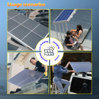 Kit De Batería De Carga Rápida 1000W 12V Con Placa Solar Fotovoltaica 20W/H 100A Controlador Para Camping RV Hogar - details 5