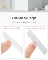Archos De Uñas De Vidrio Transparente Con Caja Fichas De Pulido Y Polimento Herramienta Brillante Para Manicura 2/5Pcs - details 1