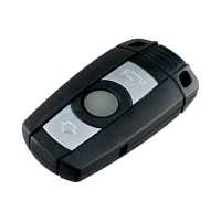 Ociodual Carcasa Llave de Mando 3 Botones Compatible con BMW 1 3 5 Series 120 E60 E61 E70 E81 E87 E90 E91 E92 320 X1 X5 X6 Z4 (Solo Keyless Go), Funda Rígida Shell Case Cover - details 1