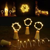LED Solar Powered Bottle Stopper Light String Outdoor Waterproof Garland Lights for Home Garden Wedding Party Decoración - details 1