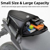 Bolsa De Motocicleta Para Asiento Trasero Impermeable Con Funda De Lluvia Y Diseño De Fibra De Carbono Bolsa De Almacenamiento Rígida Para Viaje Y Casco De Motocicleta - details 26