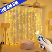 Luces De Garland LED Para Cortina Con Control Remoto USB 8 Modos Decoración De Navidad Para Casa Dormitorio Bodas Año Nuevo 2026 - details 3