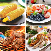 LMETJMA 12pcs Juego De Portazúmes Para Maíz En Acero Inoxidable Herramientas Para Barbacoa Resistentes Al Calor Fácil De Limpiar Accesorios De BBQ - details 5