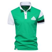 Camisa Polo de Algodón A LA Moda con decoración de metal y solapa, novedad de Primavera y Verano - details 14