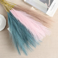 5/10Pcs Pampas Artificial Flor Para Decoración De Hogar Boda Y Jardín Arreglo Floral Falso Planta En Vaso Guirnalda Exterior - details 12