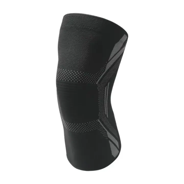 1Pc Protección De Rodilla En Tela Tejida De Nylon Para Deportes Esquí Patinaje Ciclismo Baloncesto Saltar Cordón Calentador Antigolpes Y Protección Contra El Frío - 1