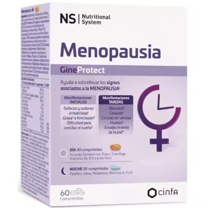 NS Menopausia Dia y Noche 60 Comprimidos. CINFA - 1