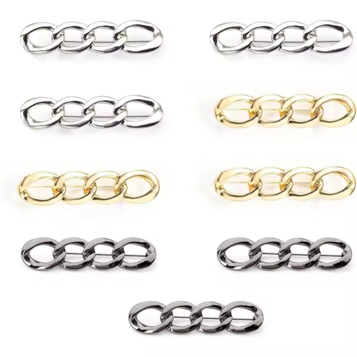 9Pcs Botas De Cintura, Alfileres De Cintura De Jeans, Botas De Cintura Sin Costura, Alfileres De Cadena De Metal, Alfileres De Moda Personalizados - 1