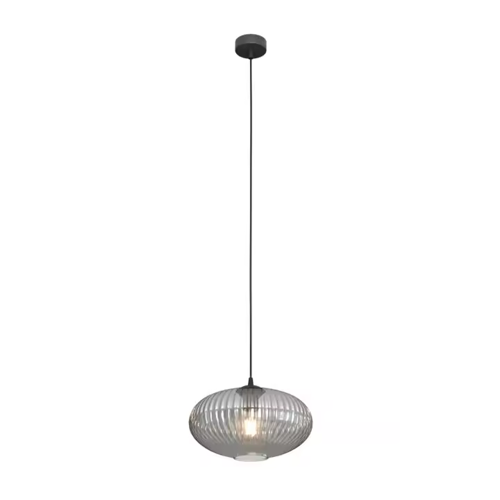 Lámpara de Suspensión Coco, Metal, Negro, 200x200x200 cm - 1
