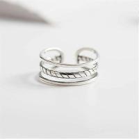 Anillo para Mujer, Anillo ajustable vintage de Plata PARA EL Pulgar, unisex, ajustable - details 0