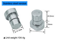 Tornillos De Banda De Acero Inoxidable Para Trabajar En Mesa 3/4 Pulgada Clavija De Perro Para Tabla Stopper MFT 19mm 20mm Herramienta De Carpintería - details 2