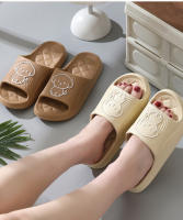 Sandalias De Verano Antideslizantes Para Mujer Con Dibujos De Oso Para Baño Y Hogar EVA Cómodas Plataforma Sin Tacón Para Playa Interior Y Exterior - details 11
