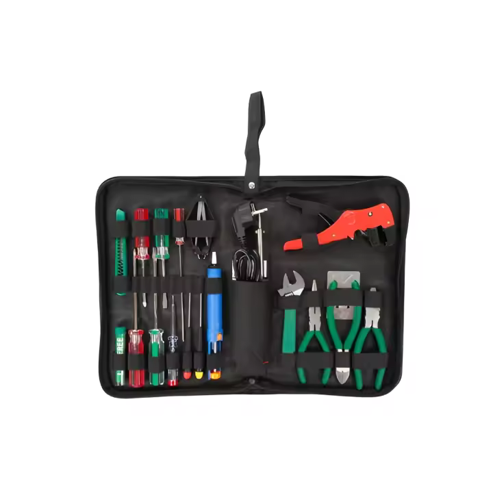 Maletín de Herramientas Velleman (18 Piezas) en Acero Inoxidable Homologado GS - 1