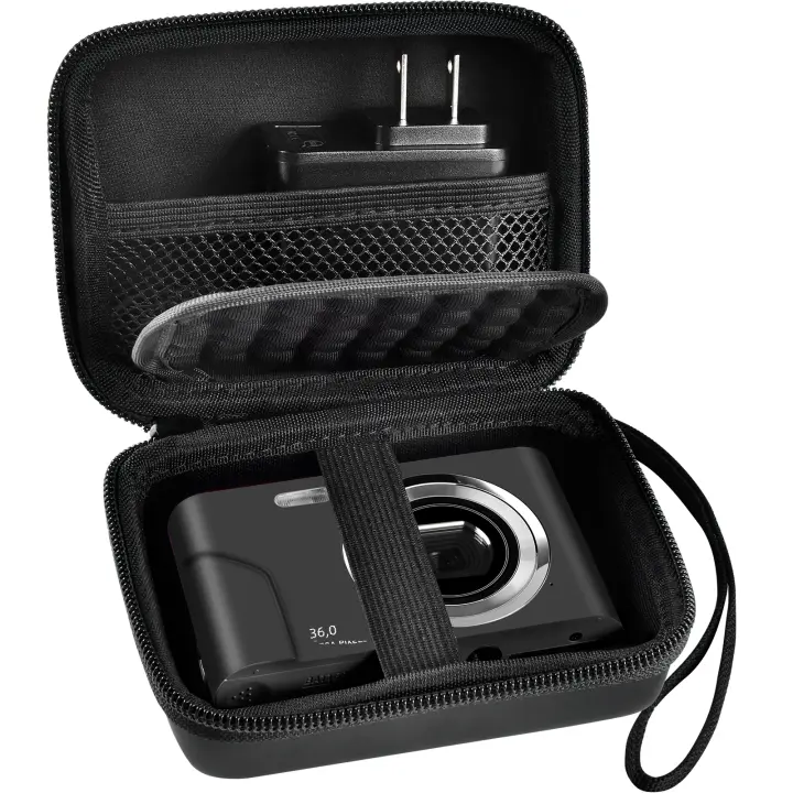 Estuche Para Cámara Digital De Vlog Compatible Con Sevenat/AUTPIRLF/Lecran/AbergBest/Aufoya/Kodak Pixpro Material EVA - 1