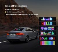 Panel De Matriz LED Del Ojo Del Diablo Con Control Remoto Y APP Iluminación LED Para Coche Camión Pantalla Animada En La Ventosa Del Parabrisas - details 9