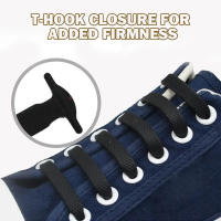 Nuevos 16Pcs Cordones Elásticos Para Zapatillas Silicona Estirable Cordón De Goma Unisex Moda Sin Atar Medio De Fijación Para Zapatos - details 14