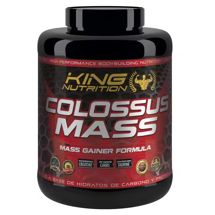 Gainer Colossus Mass 3Kg King Nutrition proteina creatina carbohidratos - 1