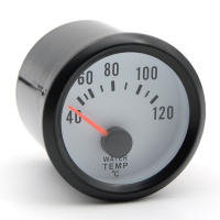 Gauge De RPM Y Tensión Con LED Azul En Caja Negra 2''52mm Para Medición De Temperatura De Aceite Y Presión De Aceite ABS Metálico - details 6