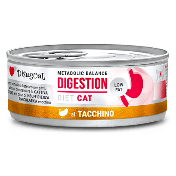 Disugual Diet Cat Húmedo Pavo Digestión 85gr – Alimento Digestivo para Gatos - 1