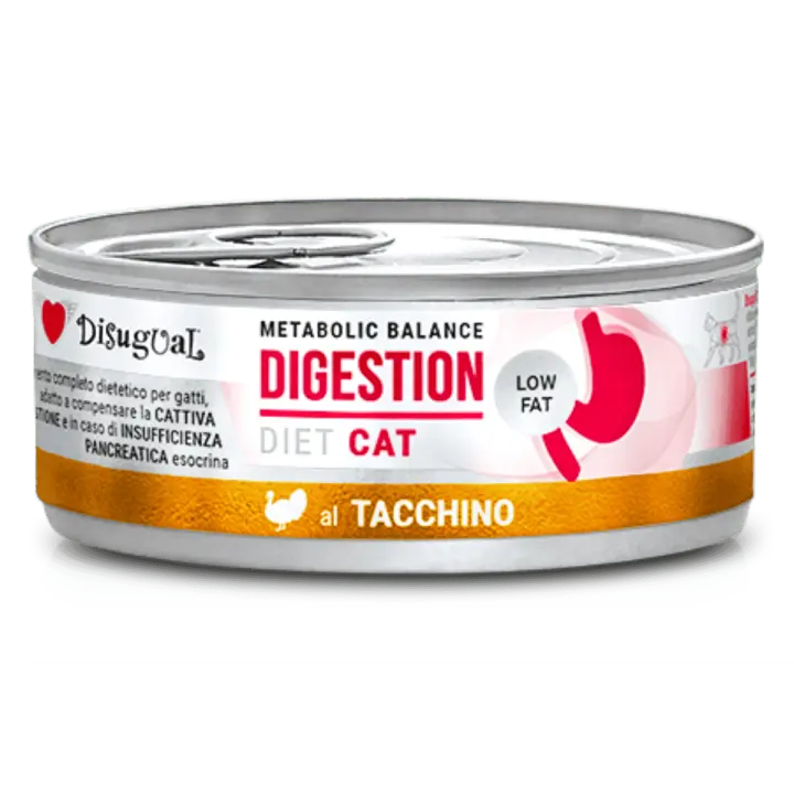 Disugual Diet Cat Húmedo Pavo Digestión 85gr – Alimento Digestivo para Gatos - 1