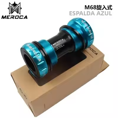 MEROCA Juego De Eje De Bicicleta De Aluminio De Alta Calidad Material De Aleación Para Bicicletas De Montaña Y Carretera BB68/73mm Sellado Enroscado BSA - 1