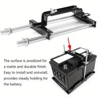 Soporte Ajustable Para Batería Universal Barra Cruzada Con Tornillo L Para Automóviles Y SUVs Soporte De Atado Para Batería - details 7