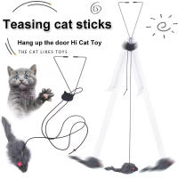 Juguete Interactivo Para Gatos Retráctil Con Pluma Juguetes De Enseñanza Para Gatos Domésticos Juguetes De Persecución Para Gatos Juguetes Telescopio Para Gatos Con Aroma De Catnip - details 5