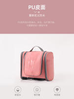 Neceser grande de piel sintética para hombre y mujer, impermeable, multicapa, con gancho de viaje - details 8